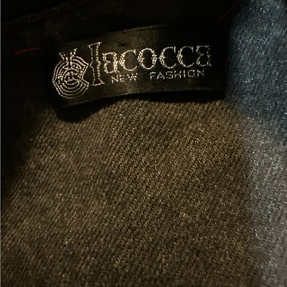 Vintage Embroidered and Jeweled Gray Denim Blazer - Picture 2 of 8